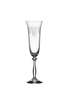 verrerie bohemia cristal 093/006/014 romance flutes a champagne 190 ml 6 pieces