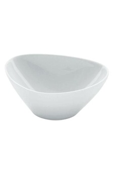 vaisselle alessi fm10/54 h colombina collection coupelle haute en porcelaine blanche set de 6 pieces