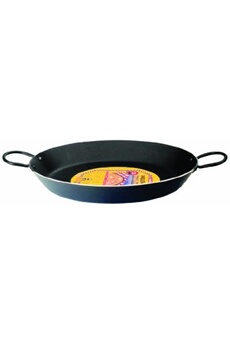 ustensile de cuisine generique ibili 380050 plat à paella nero 50 cm aluminium (14 personnes)