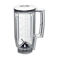 Blender en plastique | Bol mixeur complet avec lame et couvercle pour Kitchen Machine 00572477