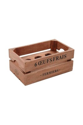 Boîte de rangement AUBRY GASPARD - Boîte à oeufs en bois