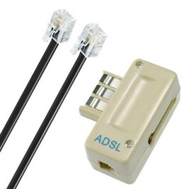 Câbles ADSL GENERIQUE CABLING® filtre ADSL + cable avec fiches RJ11 ...