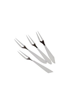 couteau generique metaltex fourchette escargot x4 blister 251034