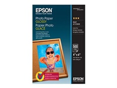 Epson - Brillant - 102 x 152 mm - 200 g/m² - 500 feuille(s) papier photo - pour EcoTank ET-2750, 2751, 2756, 2850, 2851, 2856, 4750, 4850; Expression