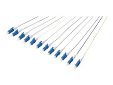 Professional - Fibre amorce - mode unique LC (M) - 2 m - 2 m - fibre optique - 9 / 125 micromètres - OS2 - gris, noir, blanc, bleu, jaune, rouge,