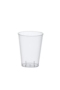 verrerie generique papstar 50 tasses a- 0,3 l - 30 cl - ø 7,9 cm x 11,9 cm en plastique transparent