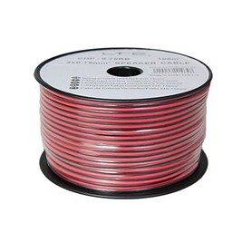 Câble Haut-Parleur 2 X 1,5 Mm² 100 M CCA Transparent - Câble Audio Stéréo De Qualité Pour Enceintes Intérieures