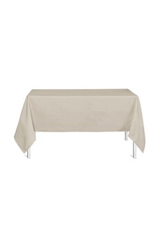 nappe de table today - nappe rectangulaire coton 140x240 uni beige