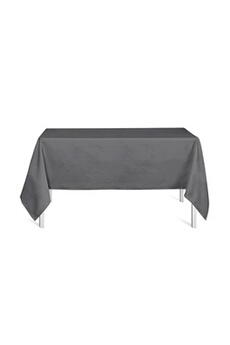 nappe de table today - nappe rectangulaire coton 140x240 - gris