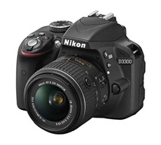 Reflex D3300 Kit Black + Objectif AF-S DX 18-55 mm VR II