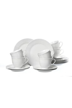 vaisselle ritzenhoff & breker 079456 bianco coffret service à café 18 pièces