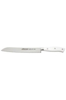 couteau generique couteau à pain forgé lame 20cm riviera white arcos