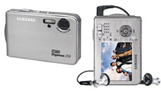 Digimax i50 MP3 silver + station d'accueil USB