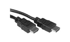 - Câble HDMI avec Ethernet - HDMI mâle pour HDMI mâle - 1 m - noir