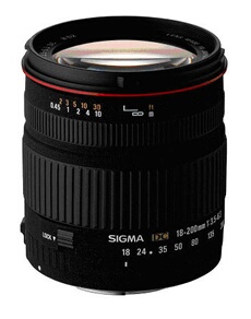 DC 18 - 200 mm f/3.5 - 6.3, Monture Sony