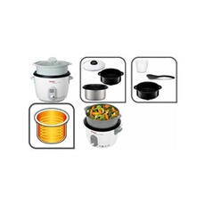 Tefal Cuiseur à riz RK1011, puissance: 700 W, argent/blanc