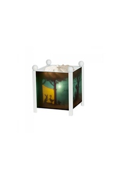 luminaire enfant trousselier - veilleuse - lanterne magique gédéon  - blanc 12v