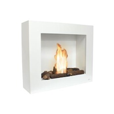 Cheminée Bioéthanol murale Limited Edition BESTBIO- blanche