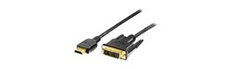 Equip Life - Câble adaptateur - liaison simple - HDMI mâle pour DVI-D mâle - 10 m - triple blindage - noir