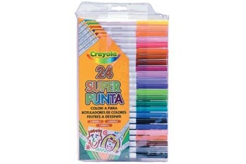 Peinture et dessin (OBS) Crayola - LOISIR CREATIF - 24 FEUTRES A DESSINER