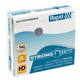 Lot De 5 Boîtes De 1000 Agrafes Strong 21/4 Galvanisées Rapid