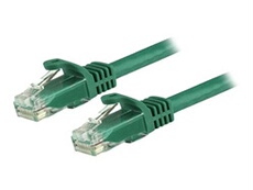Câble réseau Cat6 Gigabit UTP sans crochet de 50cm - Cordon Ethernet RJ45 anti-accroc - Câble patch Mâle / Mâle - Vert - Cordon de raccordement -