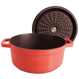 Lacor - 25927 - Cocotte ovale en fonte d'aluminium 26x20 cm - Rouge | Leroy Merlin Lacor - 25927 - Cocotte ovale en fonte d'aluminium 26x20 cm - Rouge | Leroy Merlin