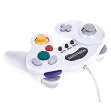 Manete Game Cube et Nintendo Wii filaire Blanc