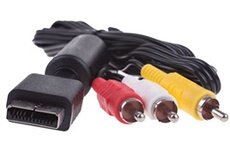Câble vidéo AV pour PS1, PS2 et PS3