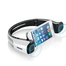 Enceinte sans fil GENERIQUE Enceinte Sans fil Bluetooth avec fonction support pour Smarphone ISTAGE-MINI-BLANC