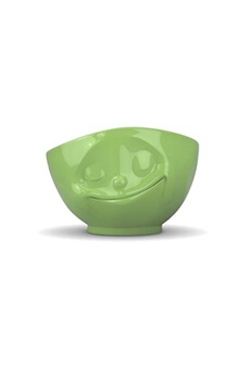 tasse et mugs tassen - bol happy vert tassen en porcelaine 500 ml - hauteur 10 cm - diamètre 15 cm
