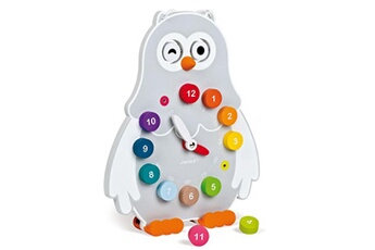 Autre jeux éducatifs et électroniques Janod Horloge Owly Clock