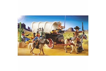 Playmobil PLAYMOBIL Playmobil 5248 : Chariot avec cow-boys et bandits