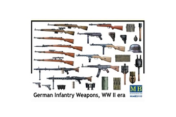 Maquette Masterbox Accessoires militaires 2ème Guerre mondiale : Set armes et matériel d'infanterie allemande