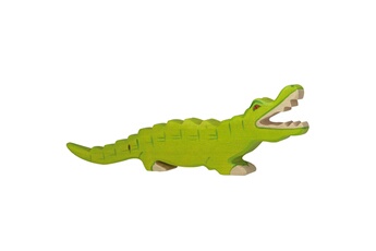 Figurine pour enfant Holztiger Figurine en bois Holztiger : Animaux de la Jungle : Crocodile