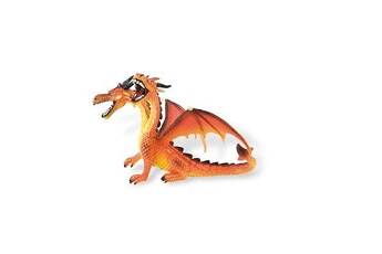 Figurine pour enfant Bullyland Figurine Dragon à deux têtes : Orange