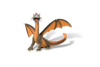 Figurine pour enfant Bullyland Figurine Dragon orange assis