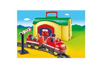 Playmobil PLAYMOBIL Playmobil 6783 - 1.2.3 - Train avec gare transportable