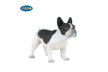 Figurine pour enfant Papo Figurine chien : bouledogue français noir et blanc