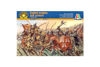 Maquette ITALERI Figurines médiévales : chevaliers et archers anglais