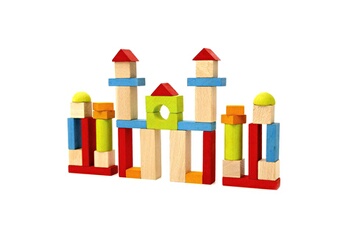 Autres jeux de construction JeuJura Blocs de construction : 40 pièces en bois