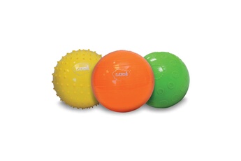 Balle, jouet sensoriel Ludi Balles sensorielles : coffret de 3 balles