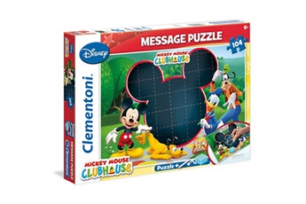 Puzzles Clementoni Puzzle 104 pièces Message : Mickey Mouse Club House