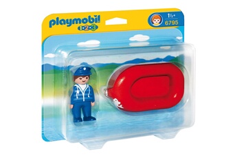 Playmobil PLAYMOBIL Playmobil 6795 - 1.2.3 - vacancier avec bateau