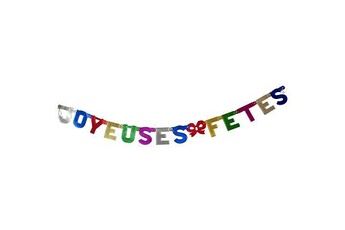 Accessoire de déguisement RUBIES Guirlandes joyeuses fêtes : métallisées multicolores