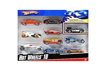 Voiture Hot Wheels Voitures Hot Wheels Coffret de 10 voitures à l'assortiment