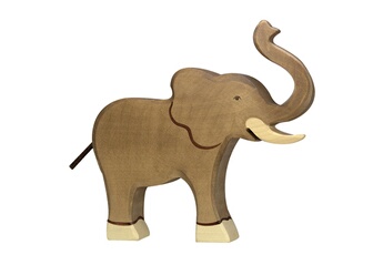 Figurine pour enfant Holztiger Figurine en bois Holztiger : Animaux de la Jungle : Eléphant