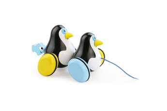 Autres jeux d'éveil Vilac Jouet à tirer : Hans & Knut les deux pingouins