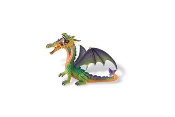Figurine pour enfant Bullyland Figurine Dragon à deux têtes : Vert