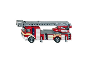 Camion de pompier Siku Modèle réduit en métal : Camion de pompier avec échelle